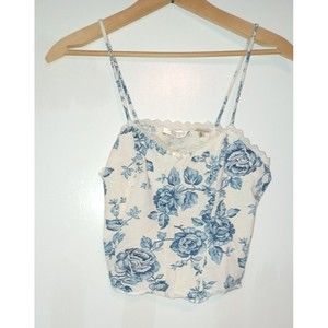 Victoria’s Secret Gold Label Cropped Cami and Panty Set Lace Lingerie Petite